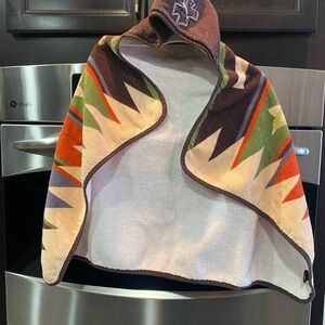 Pendleton Robe For Child in Birdsong Pattern